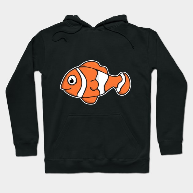 clown fish illustration Hoodie by The_shire_hobbit